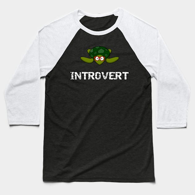 Introvert Baseball T-Shirt by DANPUBLIC